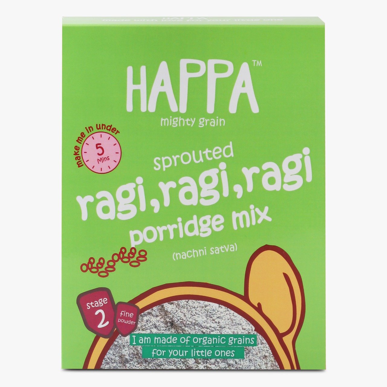 Organic Sprouted Ragi Porridge Mix, 200g