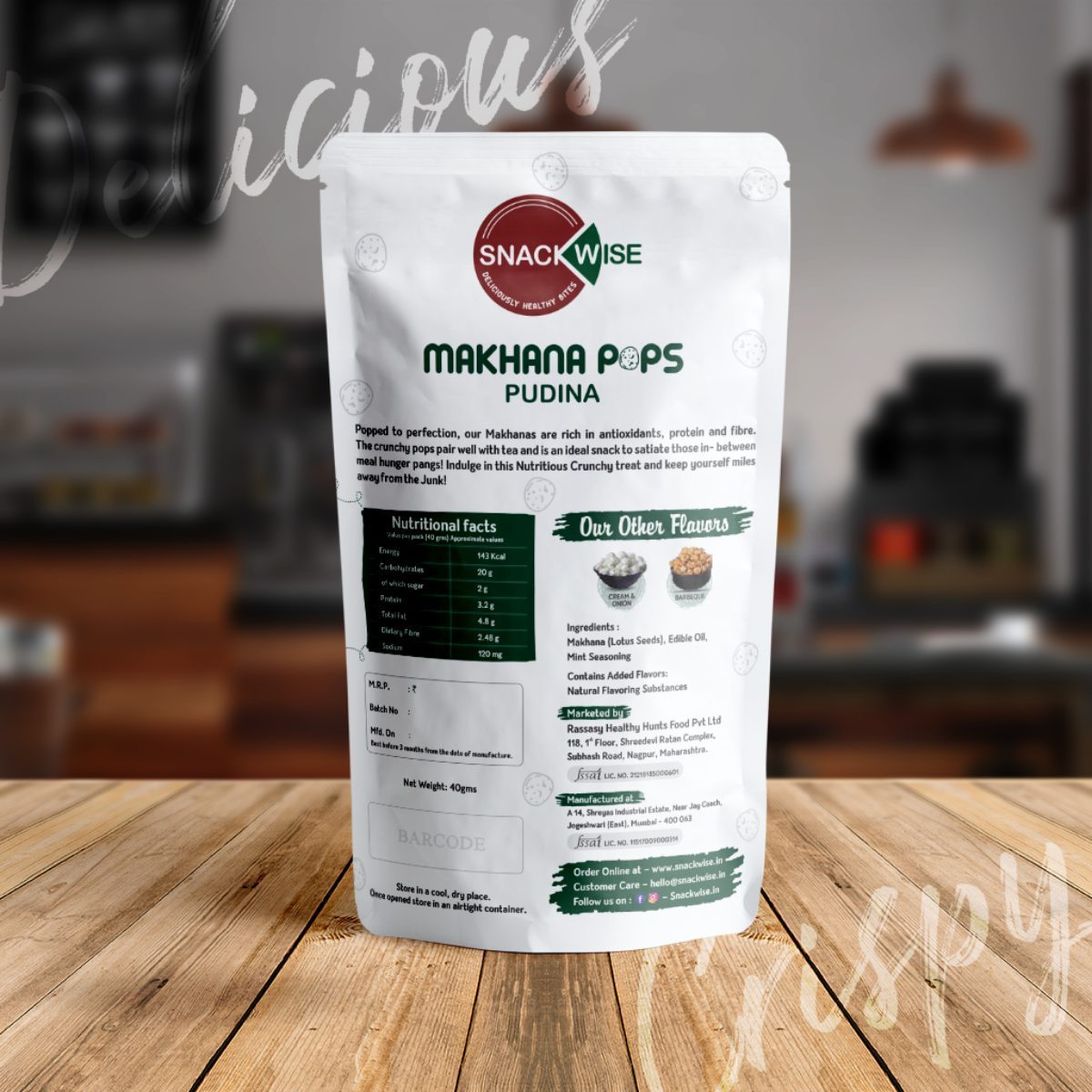 Makhana- Pudina, 40g