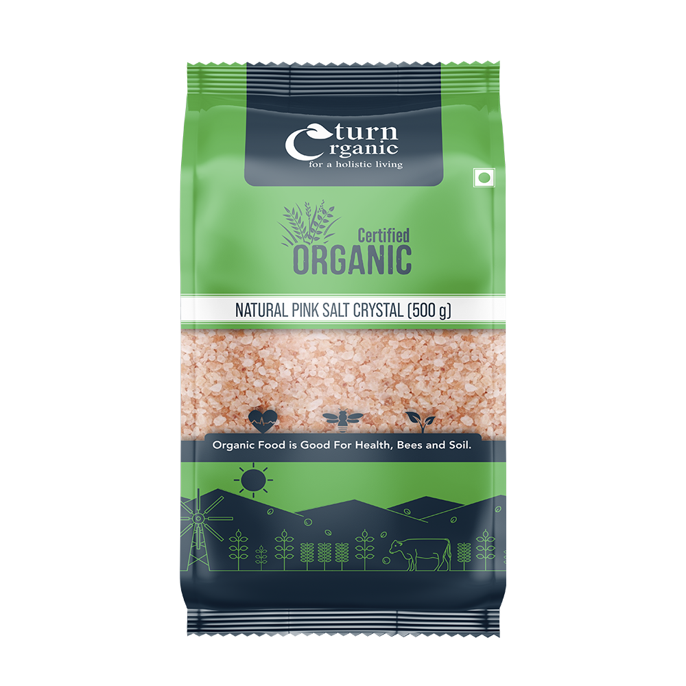 Natural Pink Salt Crystals, 500g