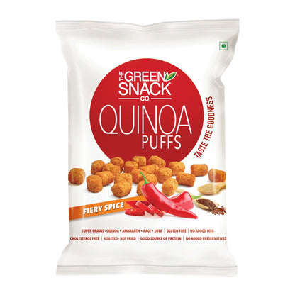 Quinoa Puffs Fiery Spice 50g