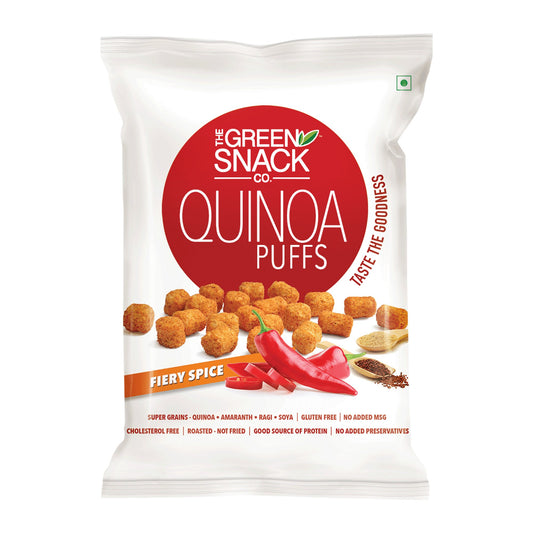Quinoa Puffs Fiery Spice 50g