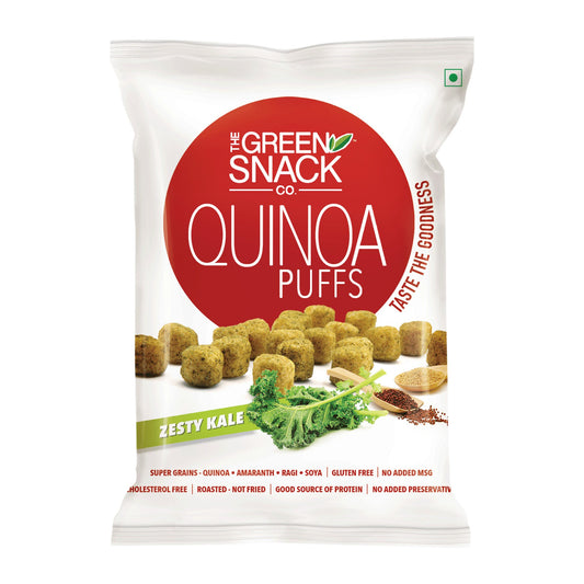 Quinoa Puffs Zesty Kale 50g