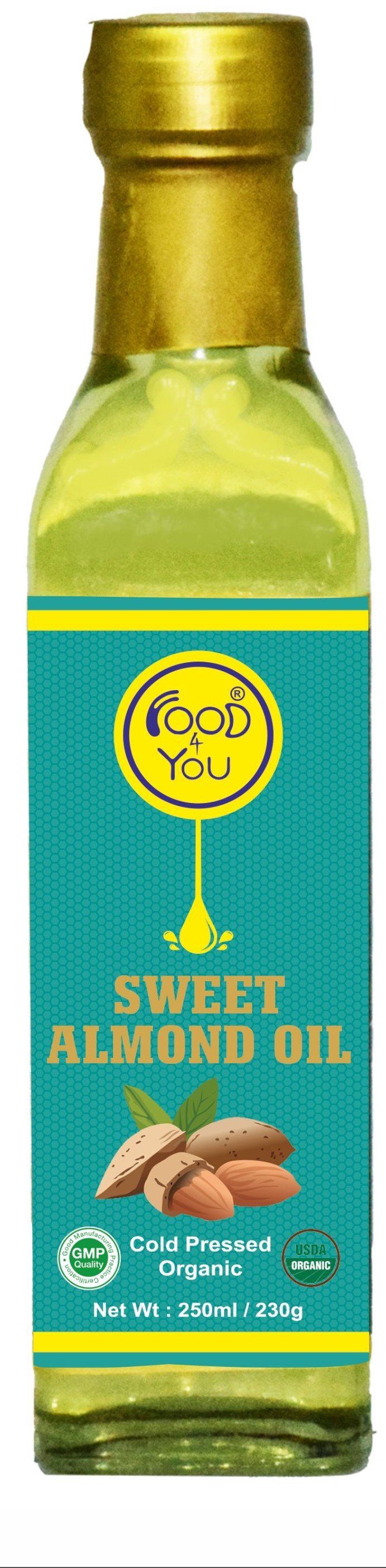 Organic Cold Pressed Sweet Almond Oil