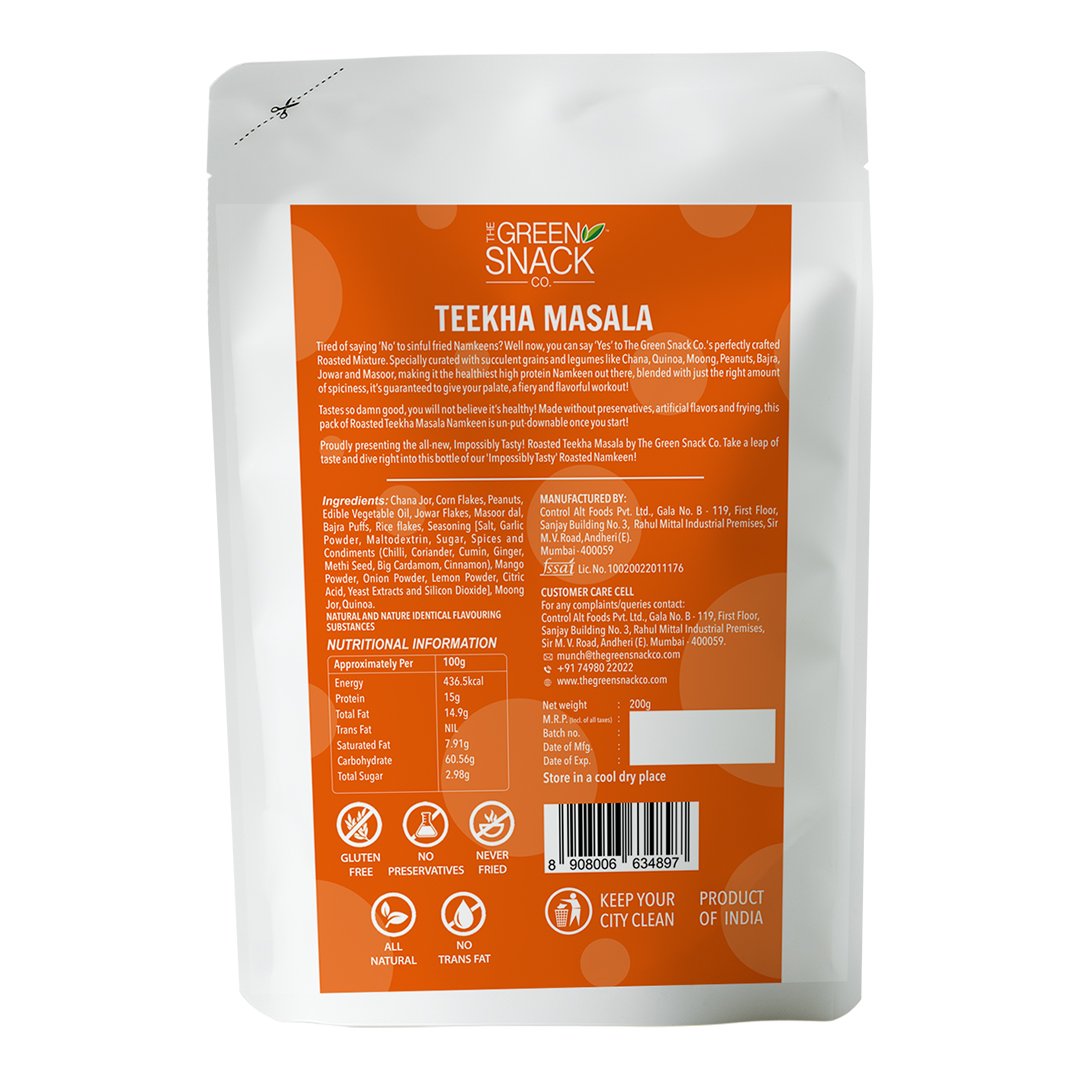 Nuts & Seeds Roasted Namkeen Theeka Masala 100g