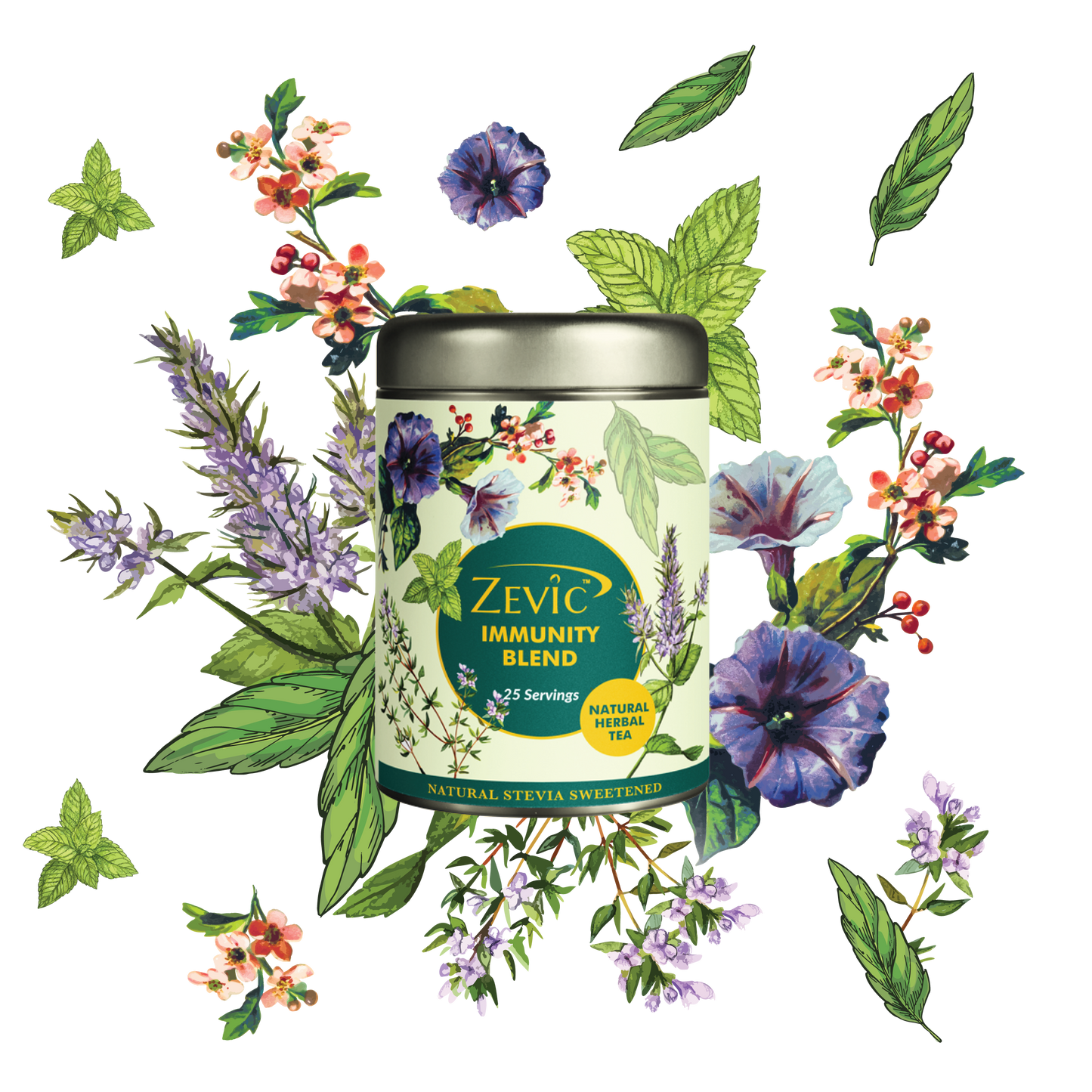 Zevic Kashmiri Kahwa 50gm - 25 servings - -Zevic