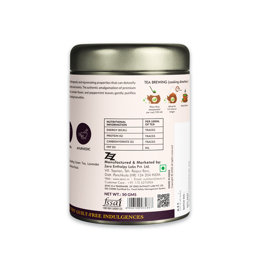 Zevic Lavender Rose Herbal Tea 50 gm - 25 Servings