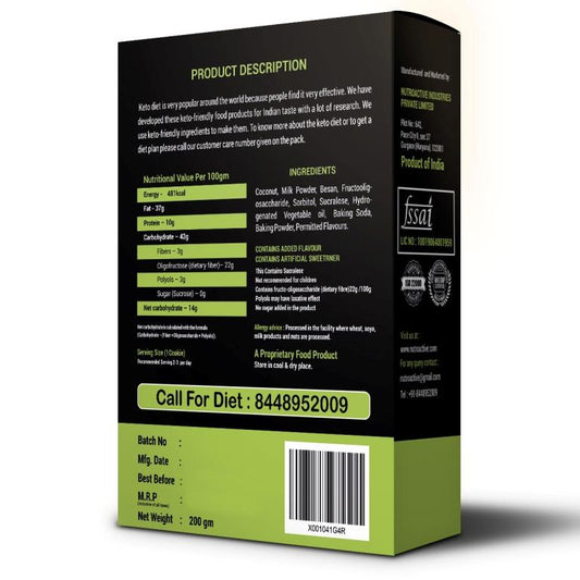 Keto Coconut Cookies, 200g