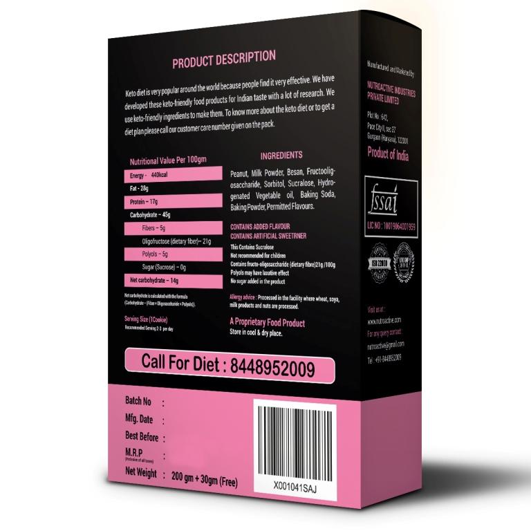 Keto Peanut butter Cookies, 200g