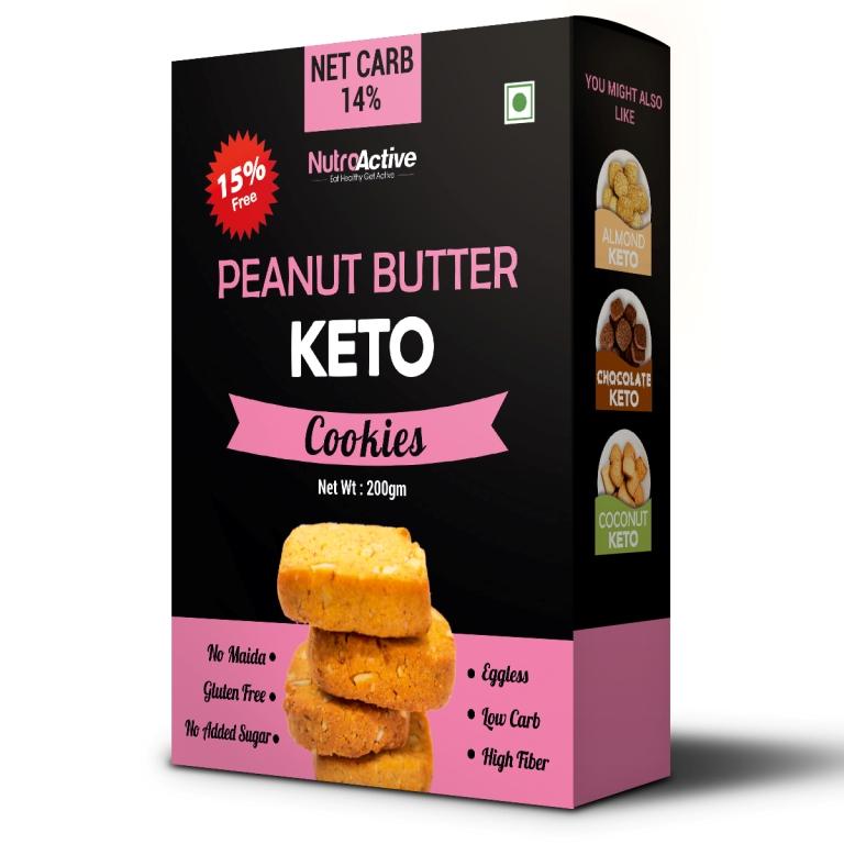 Keto Peanut butter Cookies, 200g